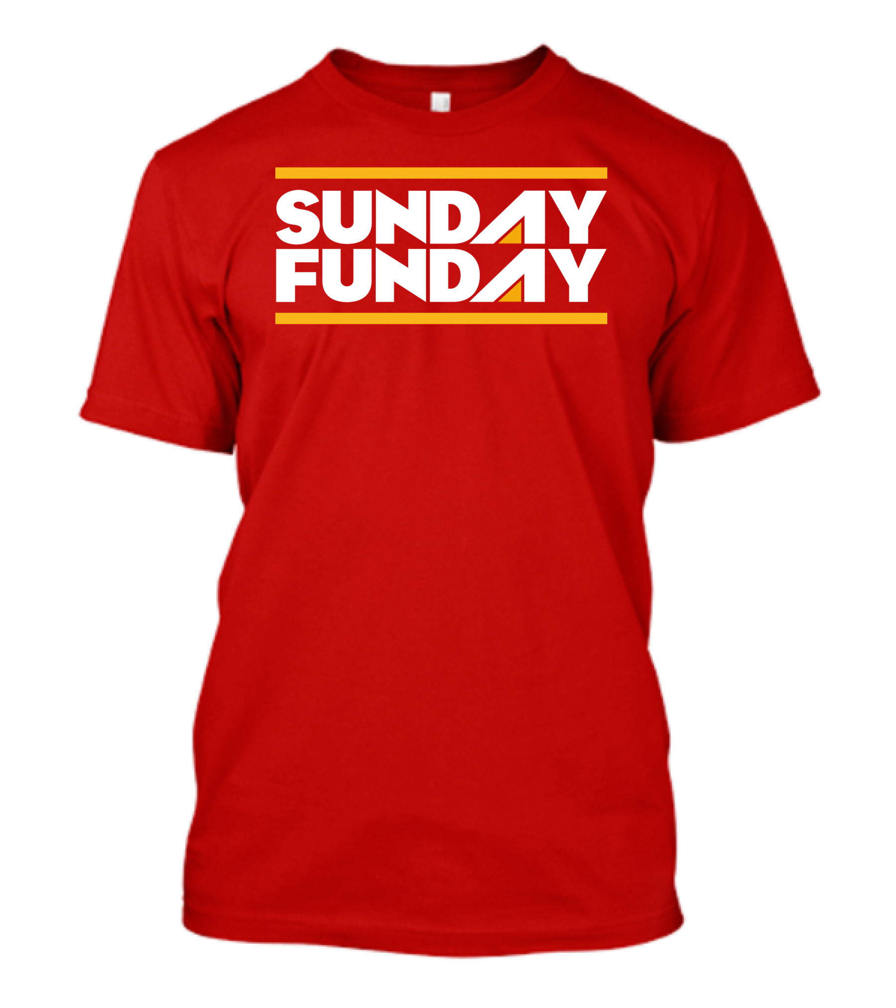 Sunday Funday Westside Storey Store Bold Red Typography T-Shirt