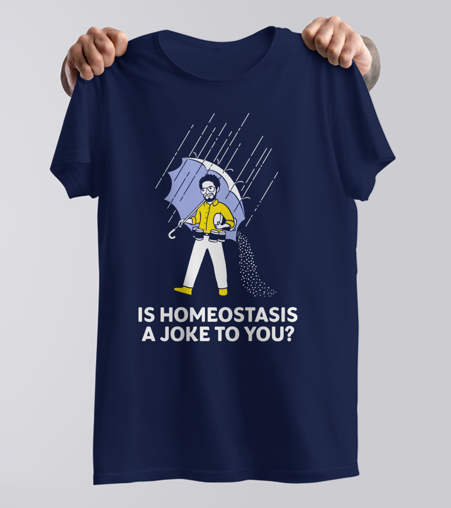 Dr. Glaucomflecken Is Homeostasis A Joke To You Umbrella Comic Rain T-Shirt