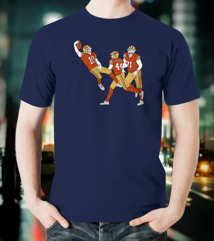 San Francisco Football Trio Marshawn Jimmy 49ers Team T-Shirt