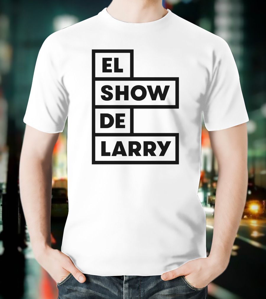 El Show De Larry Retro Block Lettering T-Shirt