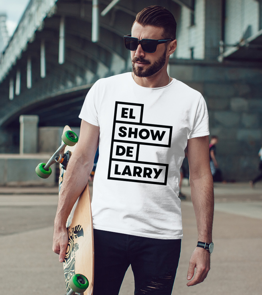 El Show De Larry Retro Block Lettering T-Shirt
