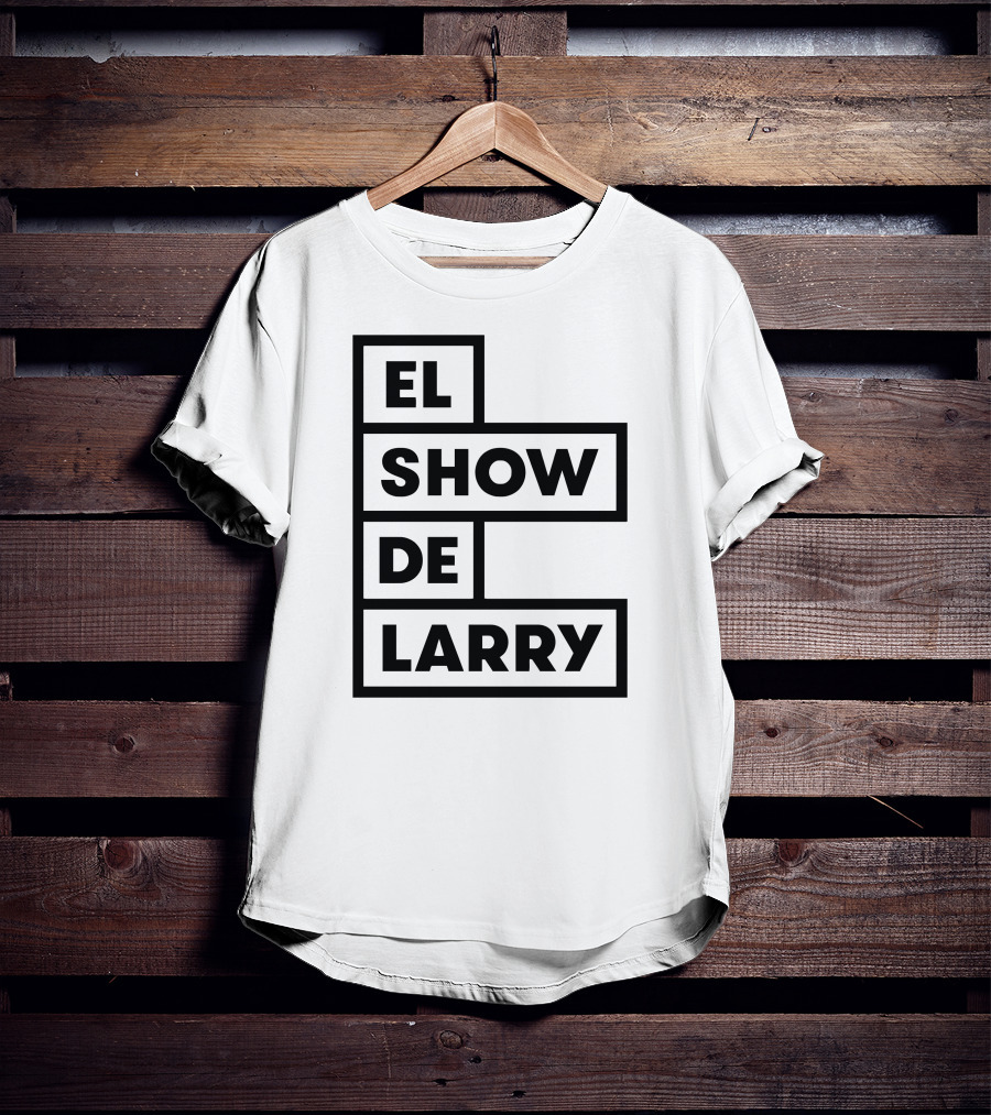 El Show De Larry Retro Block Lettering T-Shirt