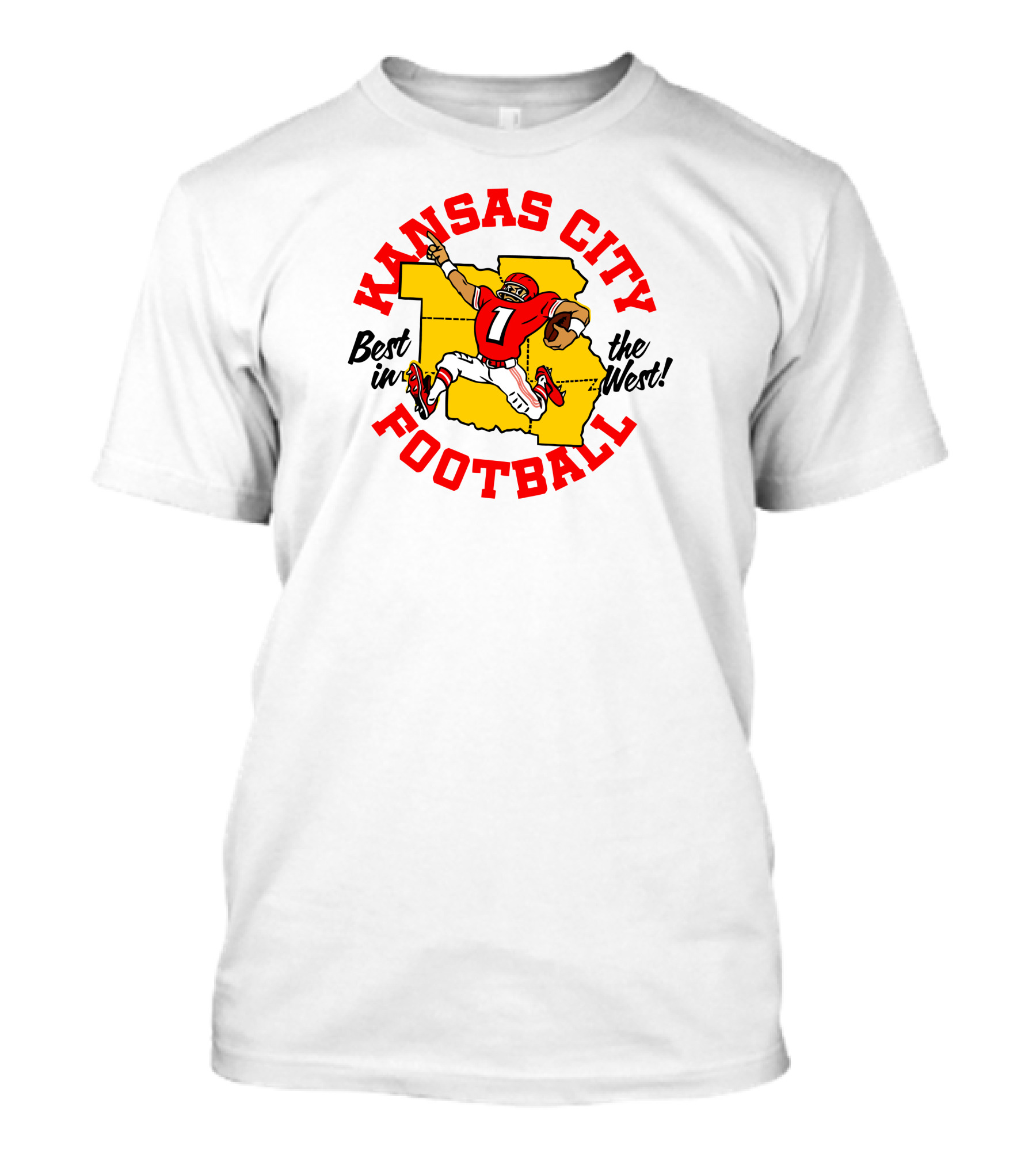 Kansas City Football Best In The West T-Shirt
