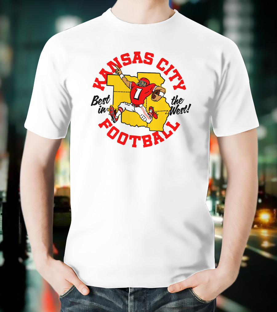 Kansas City Football Best In The West T-Shirt