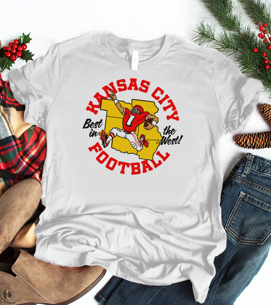 Kansas City Football Best In The West T-Shirt