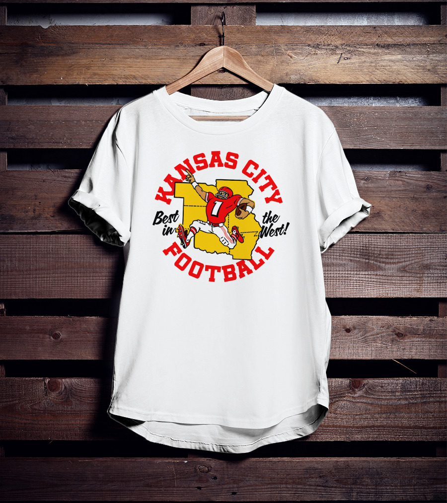 Kansas City Football Best In The West T-Shirt
