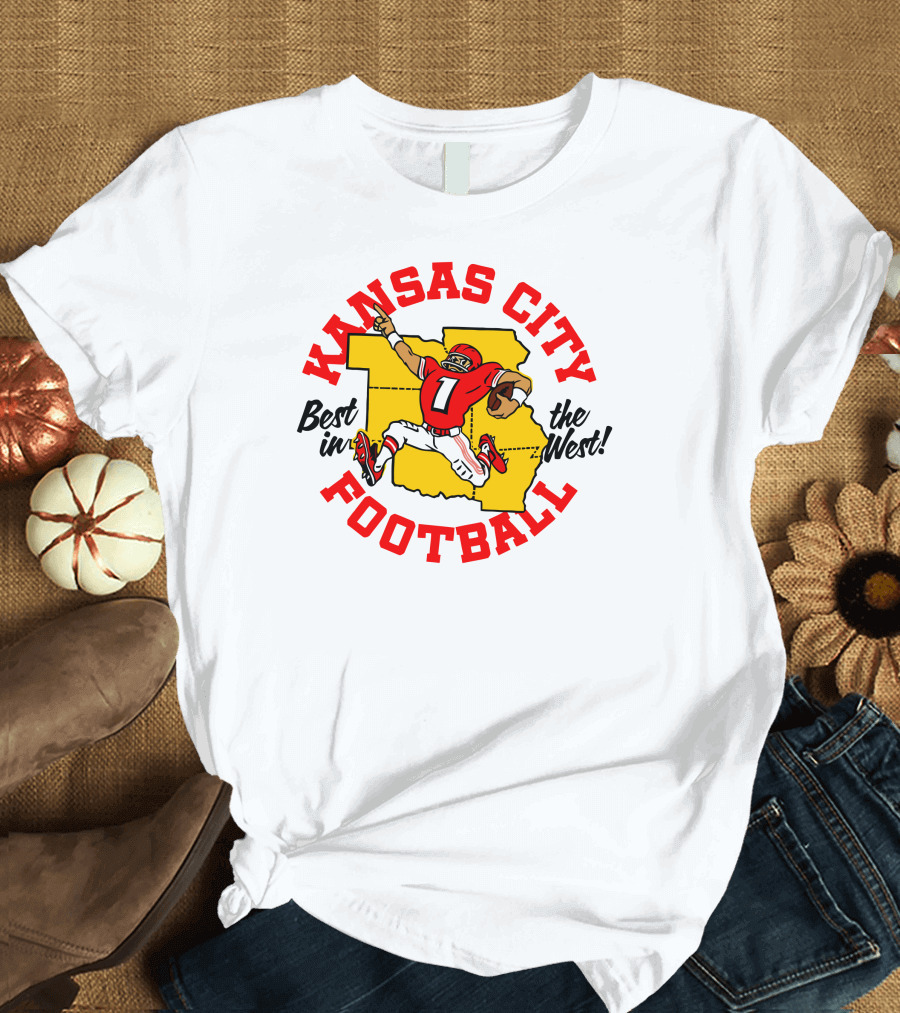Kansas City Football Best In The West T-Shirt