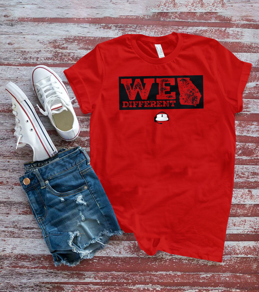We Different Georgia Seven Six Apparel Merch T-Shirt
