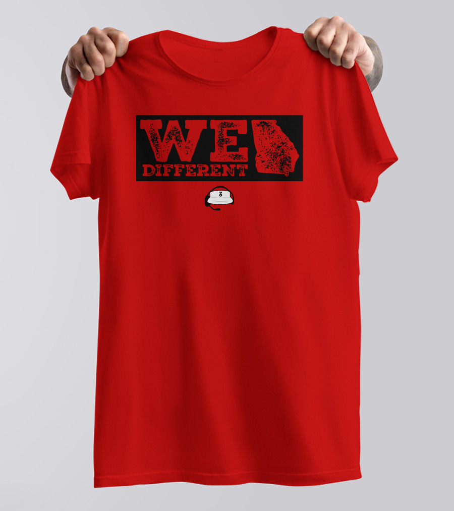 We Different Georgia Seven Six Apparel Merch T-Shirt