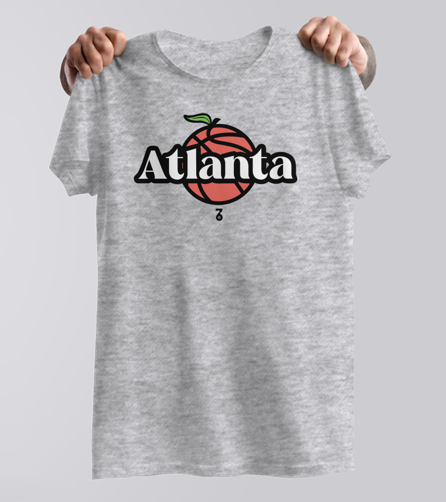 Seven Six Merch Atlanta Peach Basketball T-Shirt