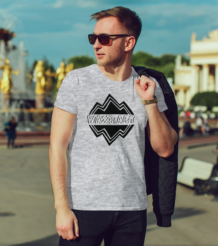 WAXP.ART Bold Geometric Emblem T-Shirt