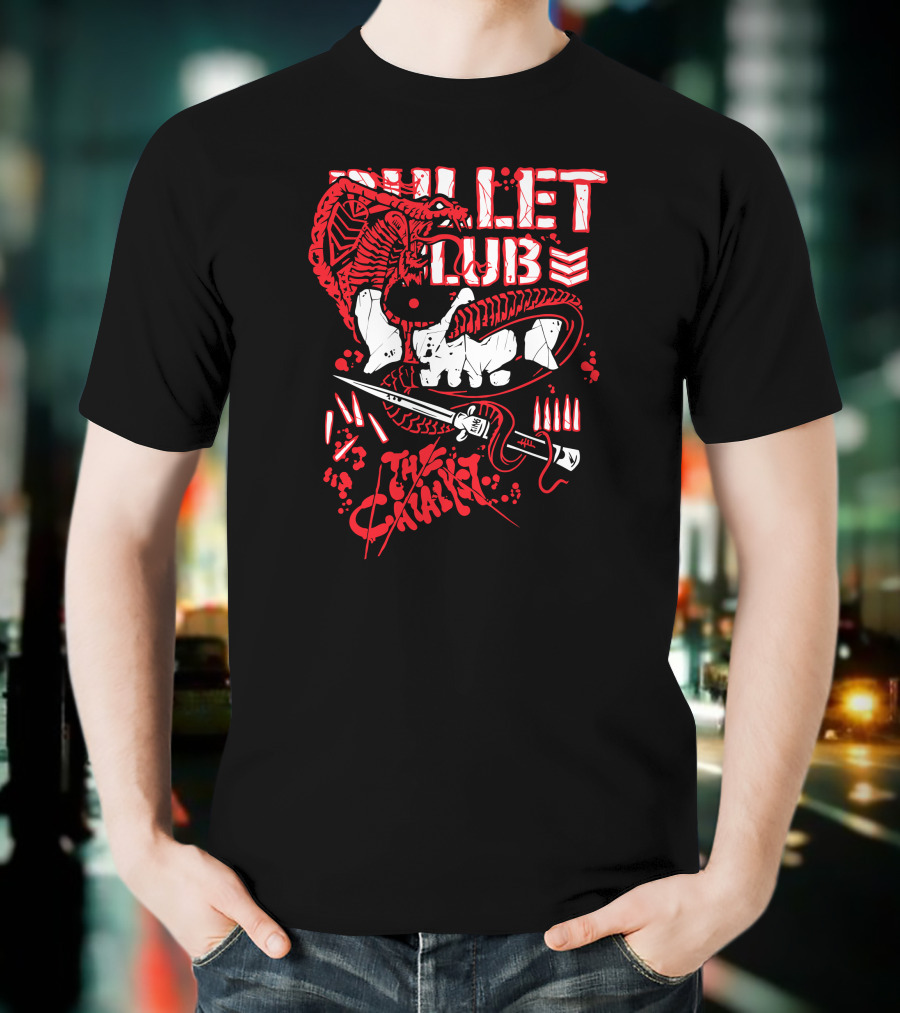 Bullet Club Jay White The Catalyst Cobra T-Shirt