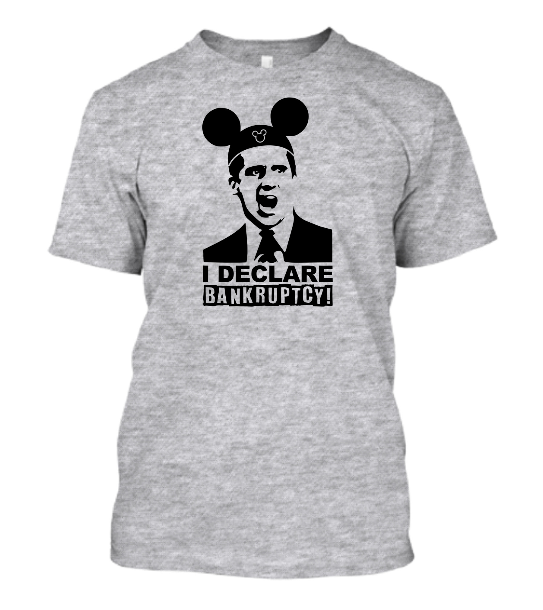 Michael Scott I Declare Bankruptcy Mickey Ears T-Shirt
