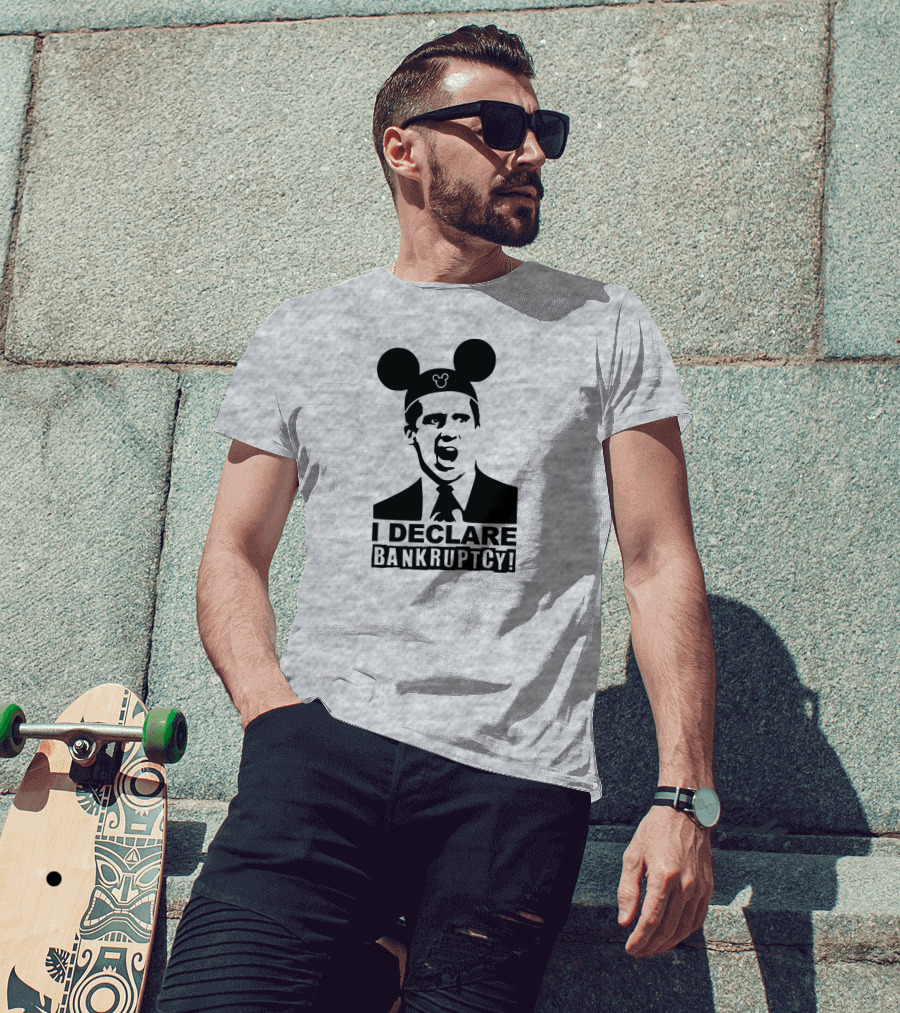 Michael Scott I Declare Bankruptcy Mickey Ears T-Shirt