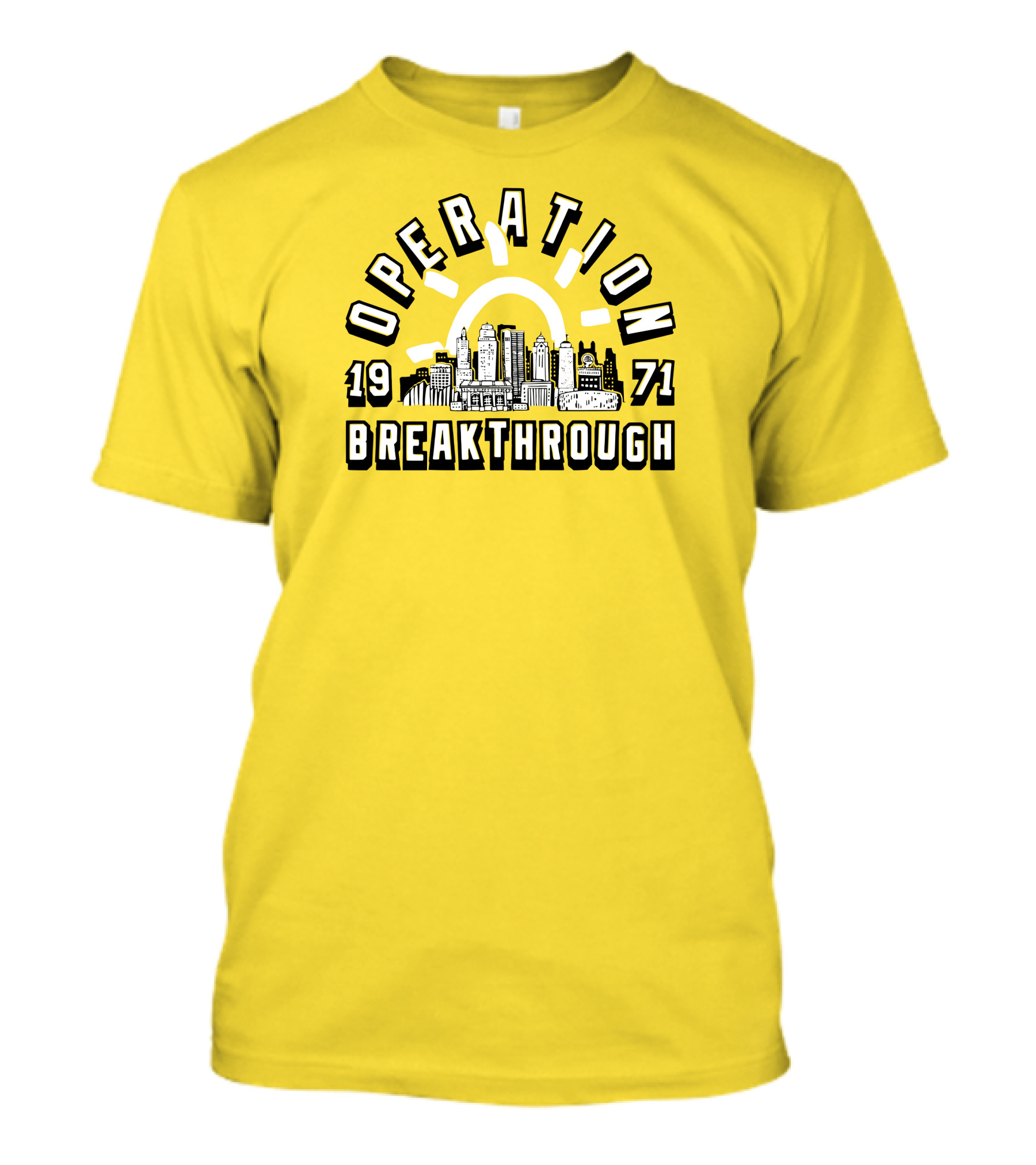 Operation Breakthrough 1971 City Skyline Charlie Hustle Merch T-Shirt