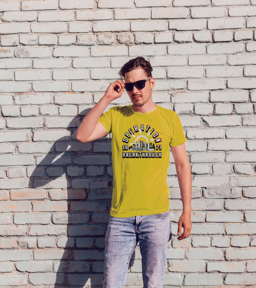 Operation Breakthrough 1971 City Skyline Charlie Hustle Merch T-Shirt