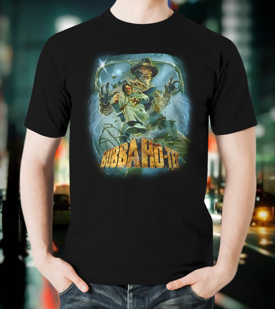 Bubba Ho-Tep Cavity Colors Undead Adventure Scene T-Shirt