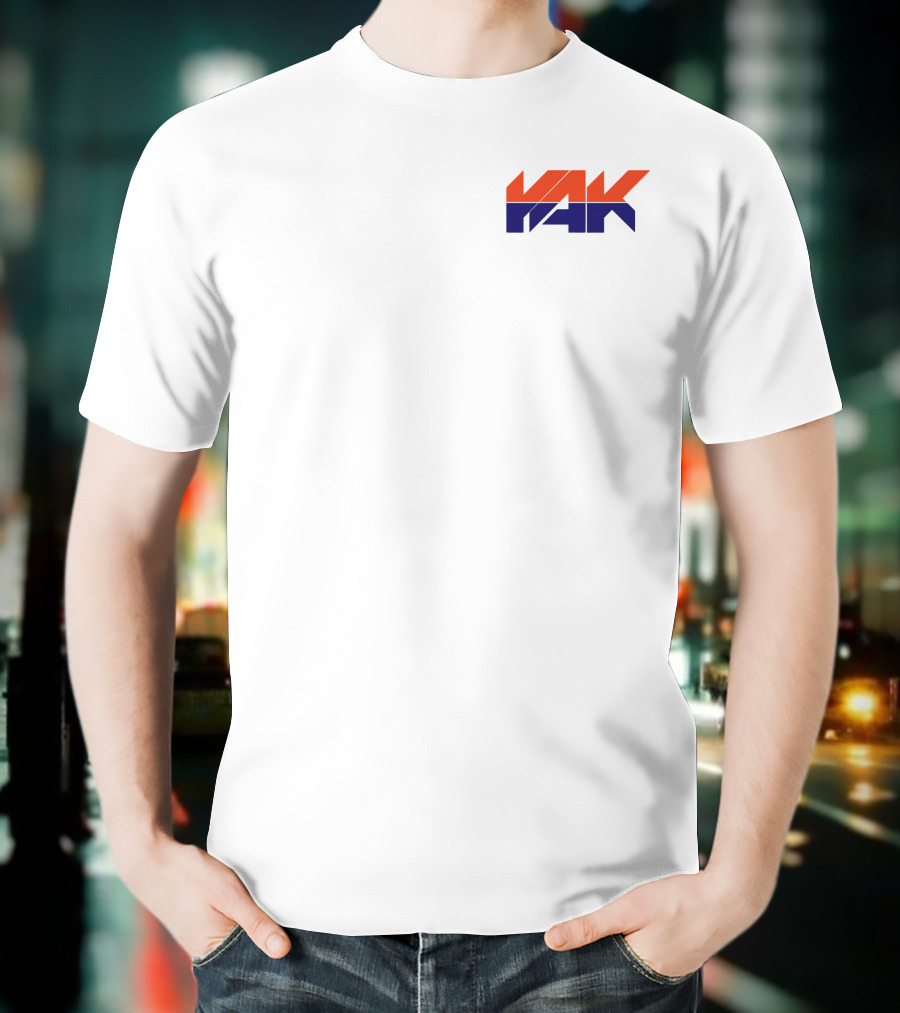 Yak Team Logo Bold Red And Blue T-Shirt