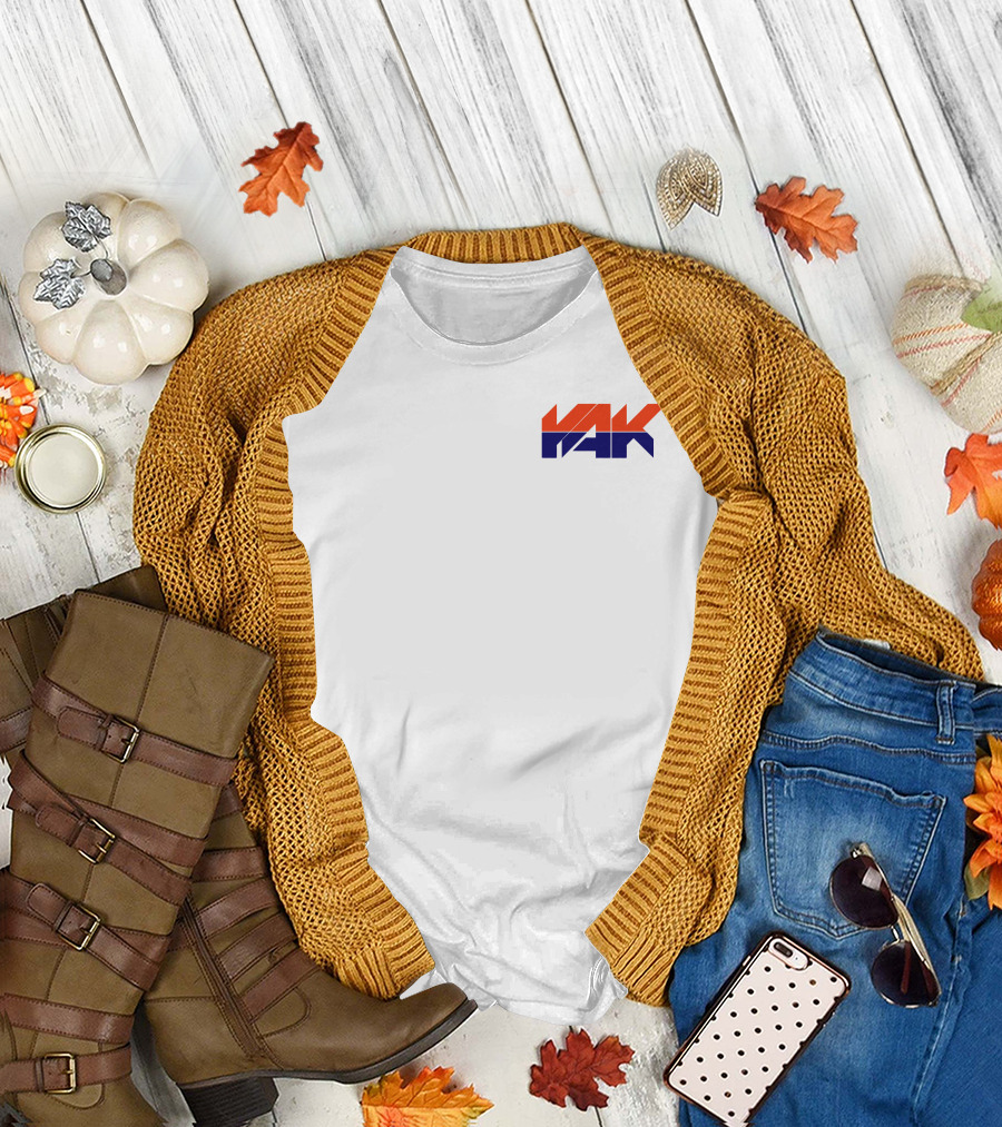 Yak Team Logo Bold Red And Blue T-Shirt