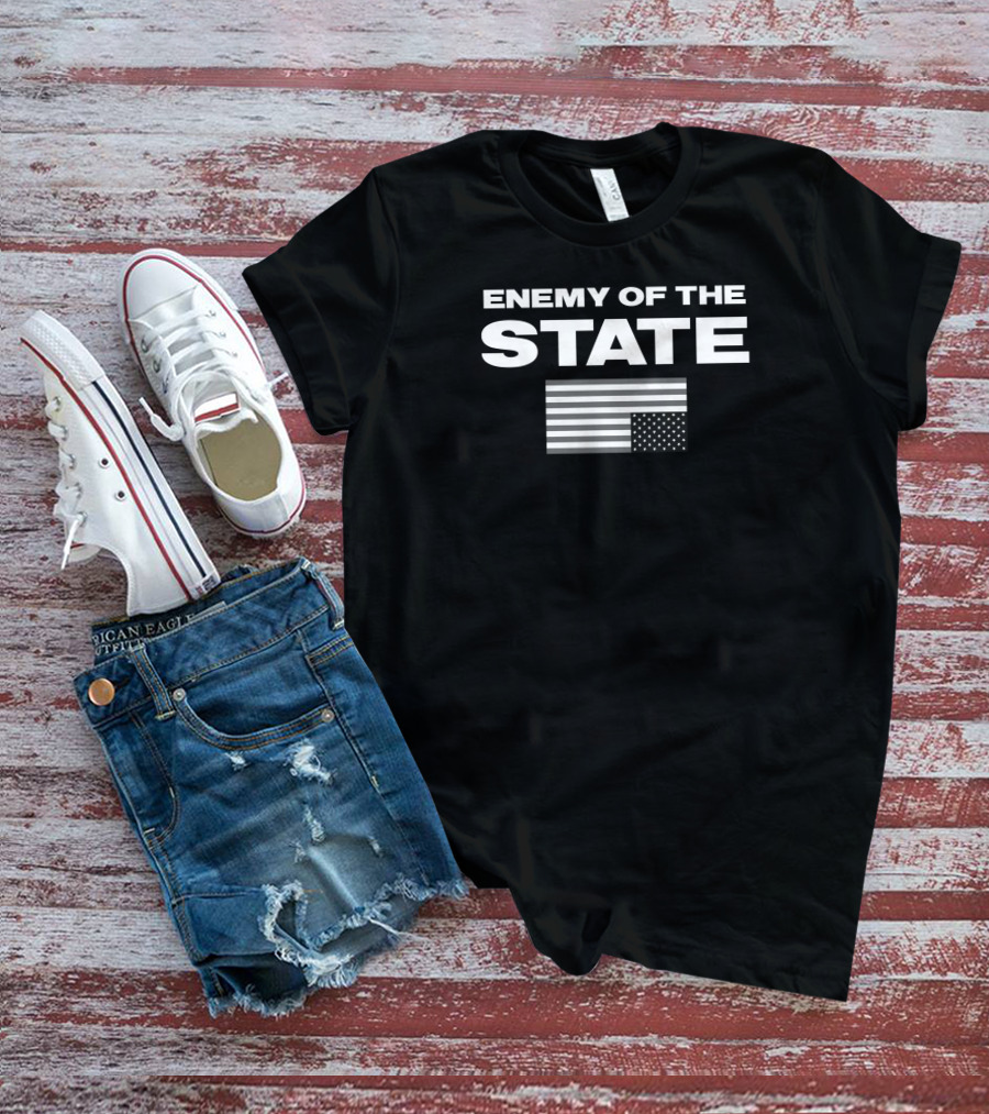 Enemy Of The State Upside Down Flag Marjorie Taylor Greene T-Shirt