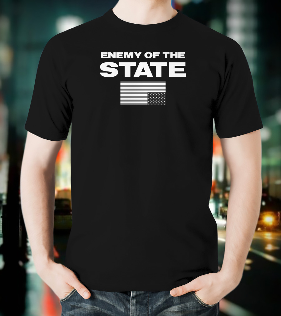 Enemy Of The State Upside Down Flag Marjorie Taylor Greene T-Shirt