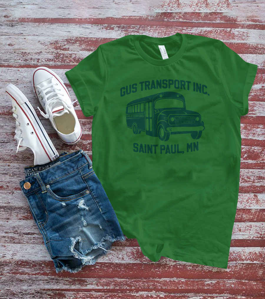 Gus Transport Inc Saint Paul MN Vintage Bus T-Shirt