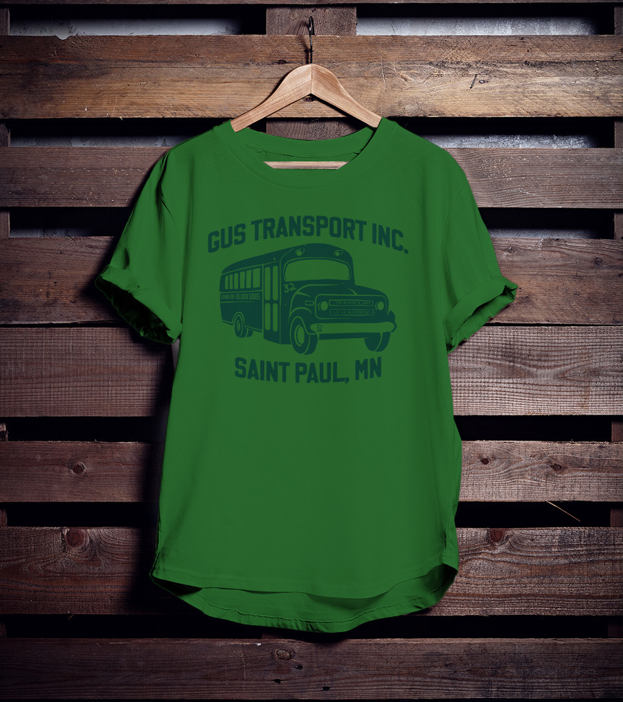 Gus Transport Inc Saint Paul MN Vintage Bus T-Shirt