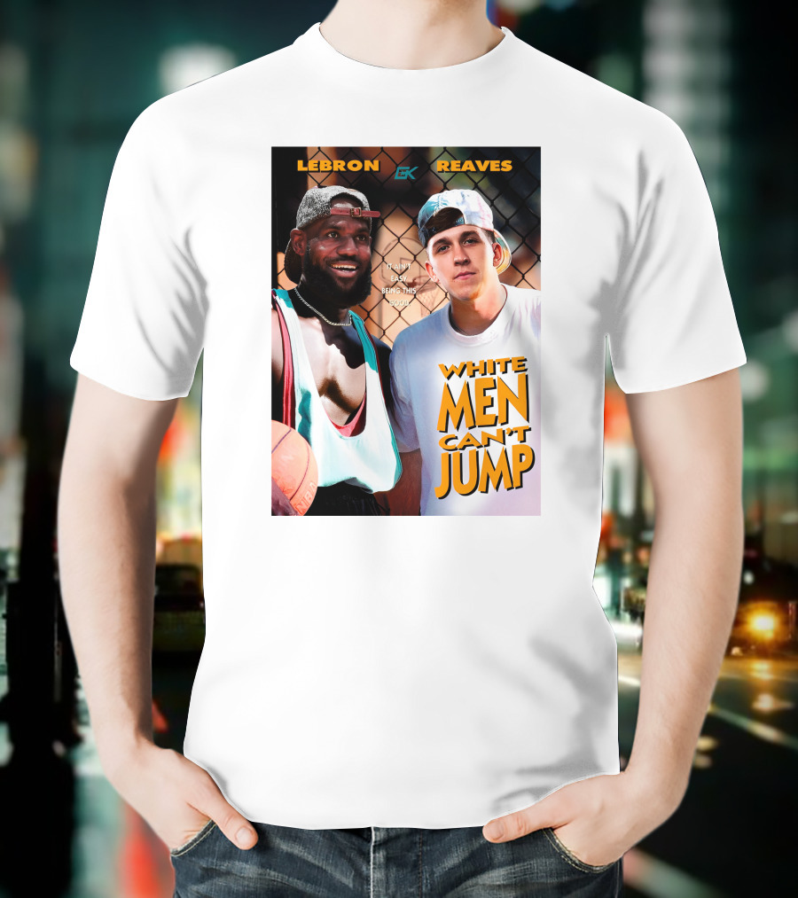 Lebron Reaves White Men Can't Jump Basketball Movie T-Shirt