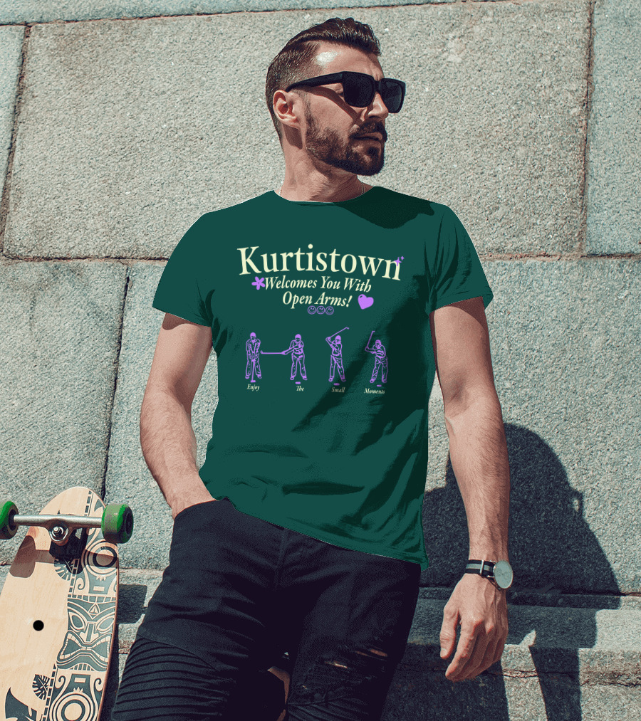 Kurtistown Welcomes You With Open Arms Enjoy The Small Moments T-Shirt