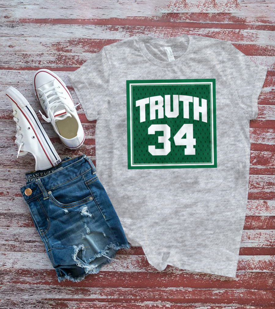Boston Celtics Truth 34 Green Jersey T-Shirt