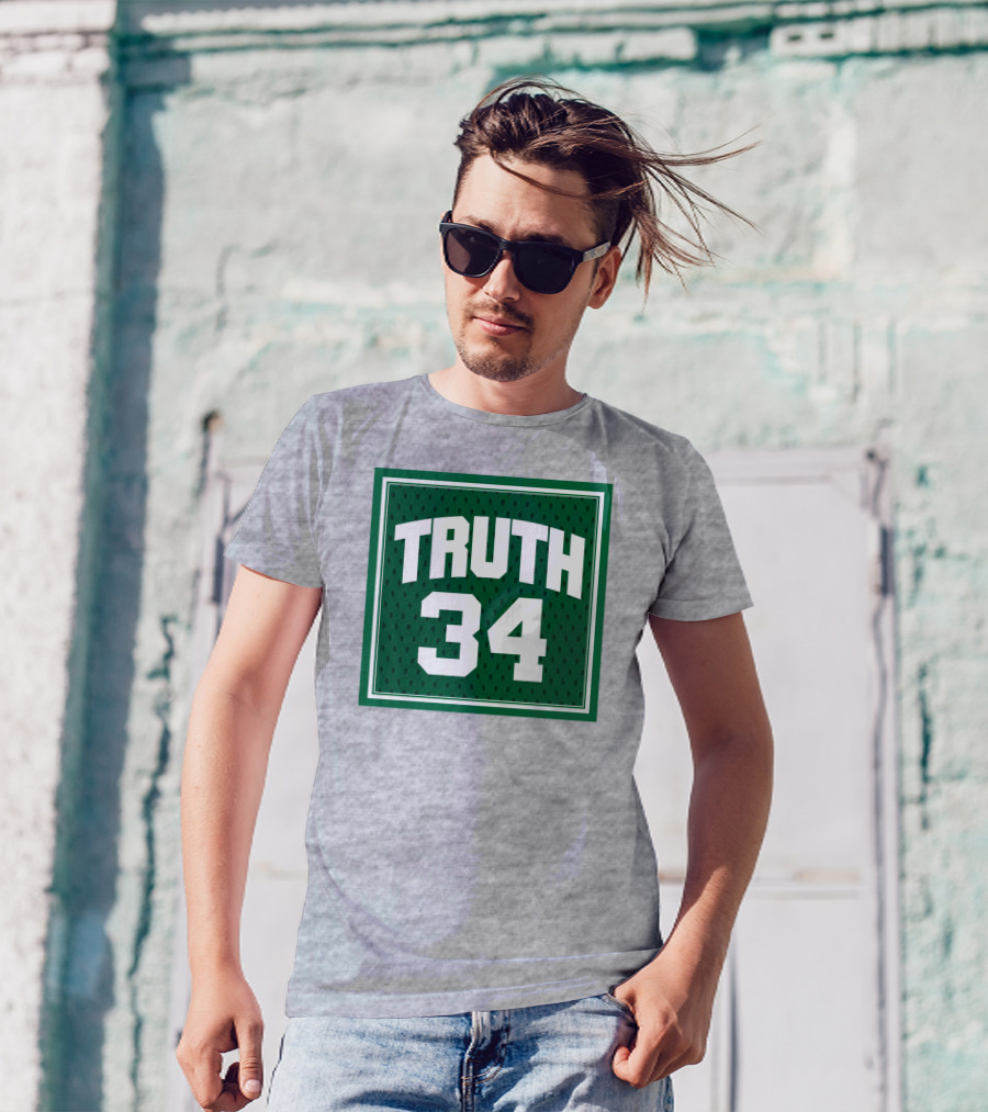 Boston Celtics Truth 34 Green Jersey T-Shirt