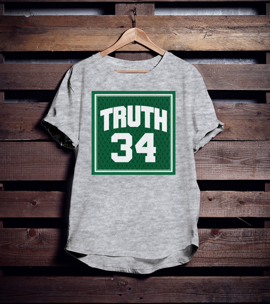 Boston Celtics Truth 34 Green Jersey T-Shirt