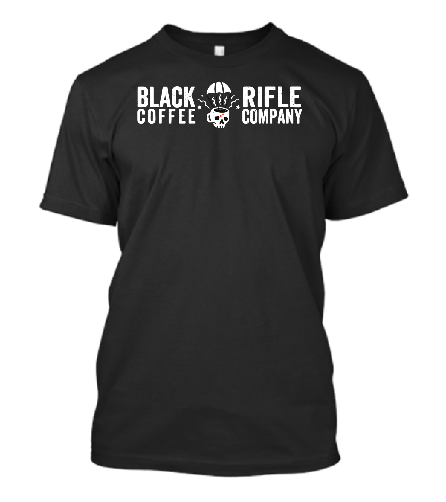 Noah Gragson Black Rifle Coffee Company Skull Mug Parachute T-Shirt