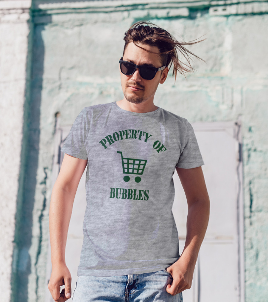 Property Of Bubbles Ziggy Sobotka Shopping Cart T-Shirt