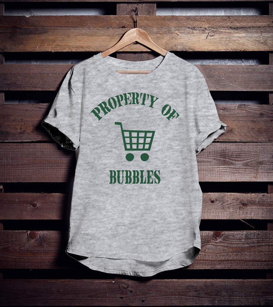 Property Of Bubbles Ziggy Sobotka Shopping Cart T-Shirt