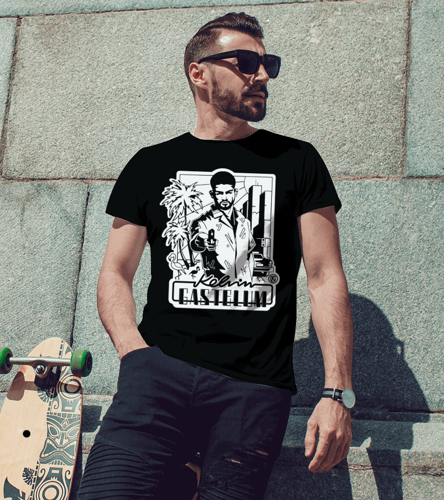 Kelvin Gastelum Urban Noir Street Scene T-Shirt