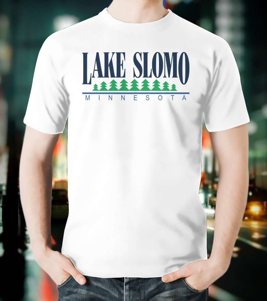 Lake Slomo Minnesota Pine Trees T-Shirt