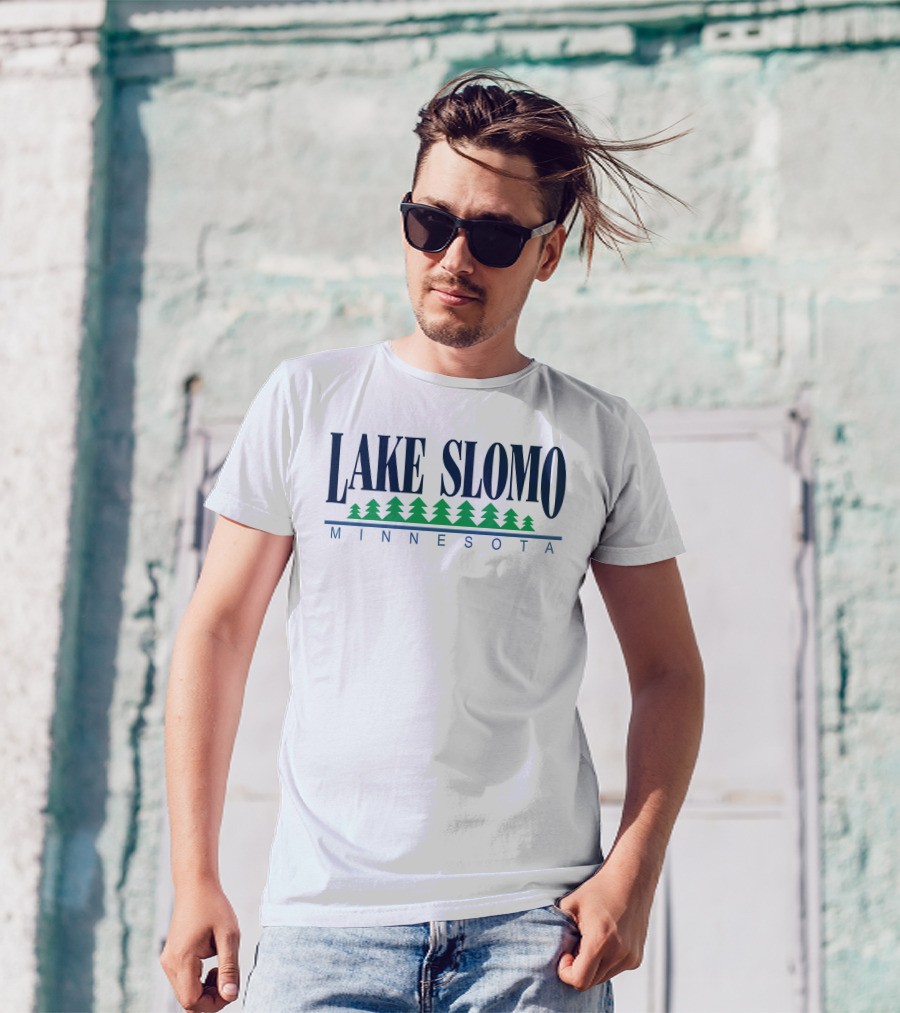 Lake Slomo Minnesota Pine Trees T-Shirt