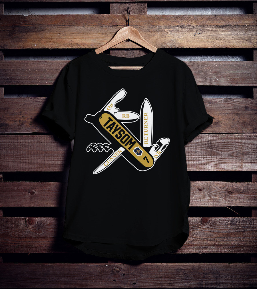 Jeantherapy Taysom 7 Multi-Position NFL Player QB RB WR Gunner Returner T-Shirt