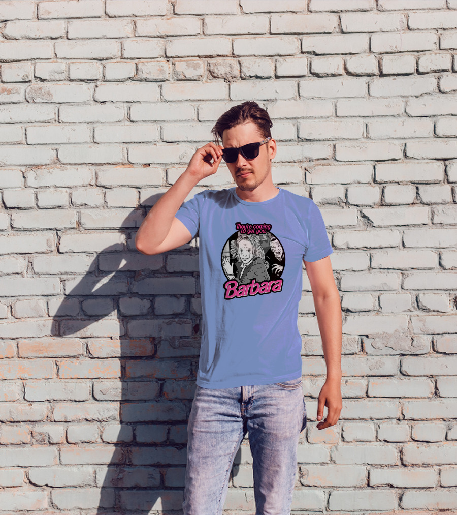They're Coming To Get You Barbara Horror Scene Comic T-Shirt
