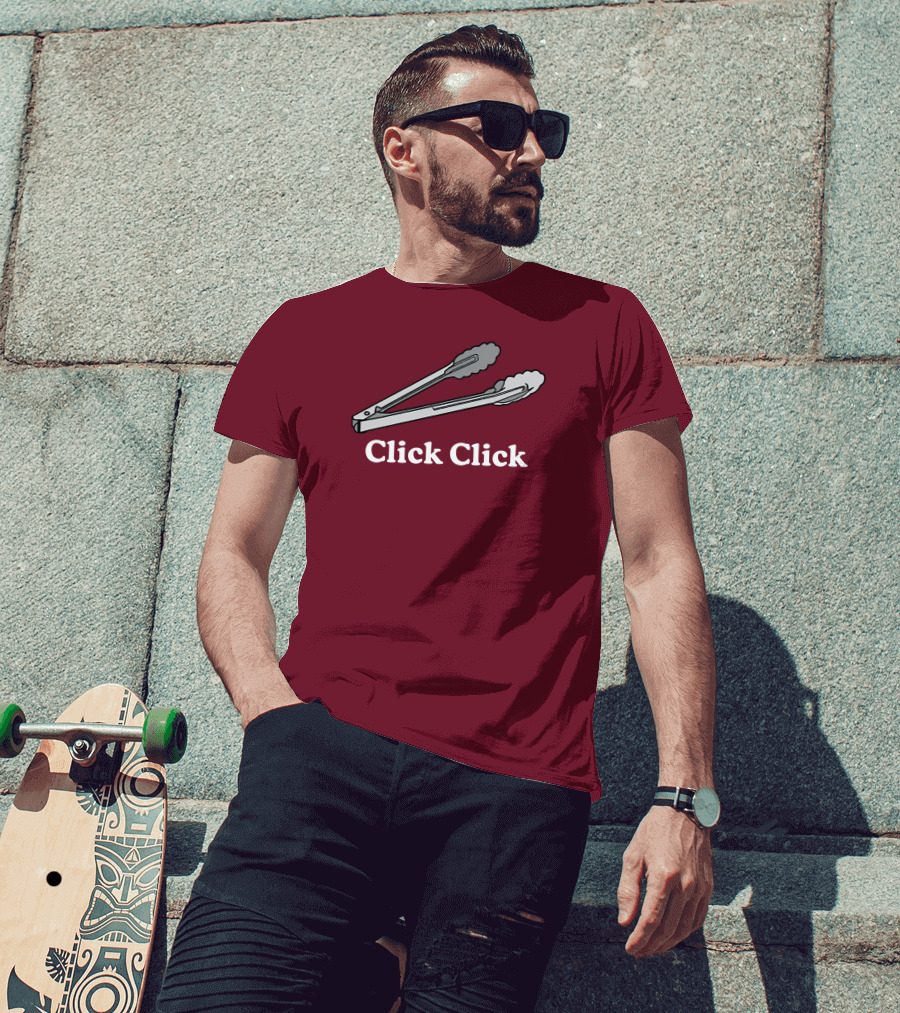 Middleclassfancy Click Click Tongs T-Shirt