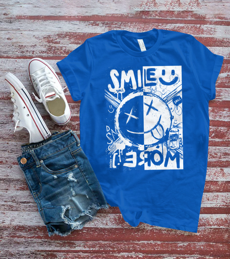 Dream Merch Smile More Smile Drink Lime T-Shirt