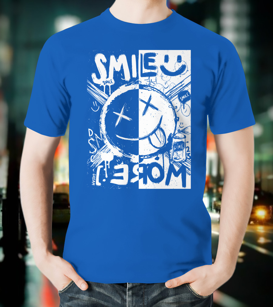 Dream Merch Smile More Smile Drink Lime T-Shirt