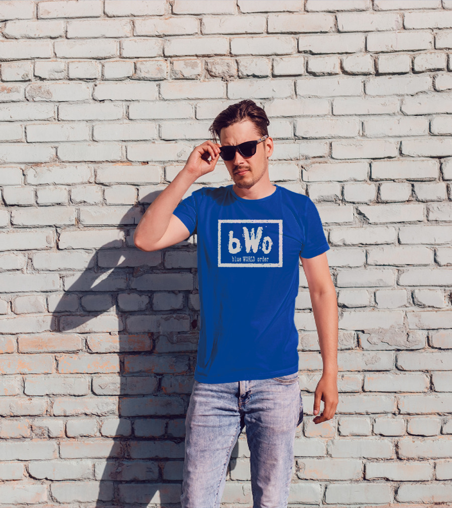 BWo Blue World Order Wrestling Inspired T-Shirt