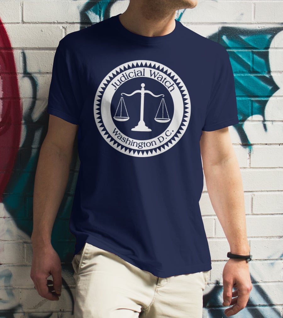Judicial Watch Washington D.C. Scales Of Justice Seal T-Shirt