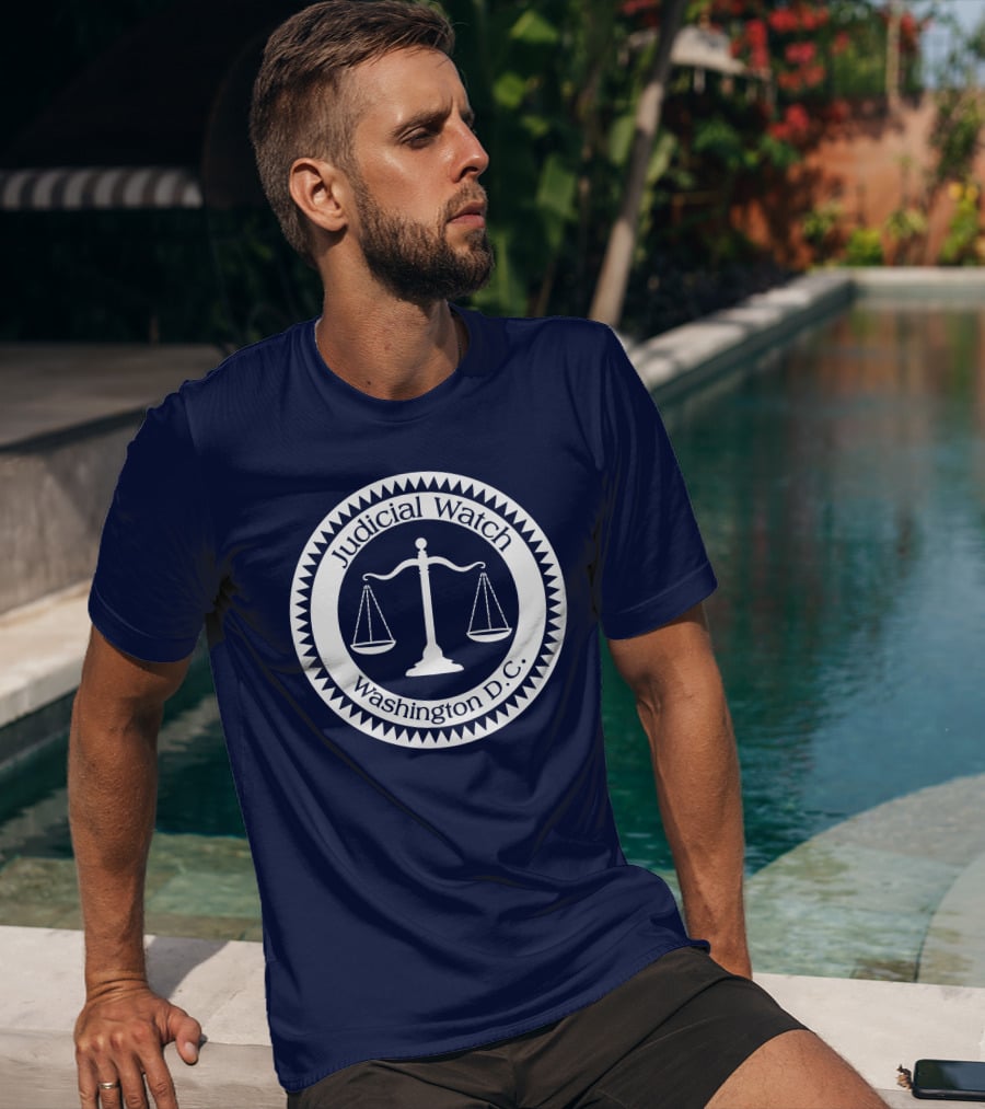 Judicial Watch Washington D.C. Scales Of Justice Seal T-Shirt