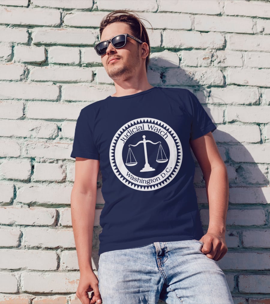 Judicial Watch Washington D.C. Scales Of Justice Seal T-Shirt