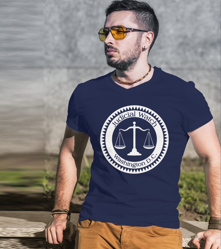 Judicial Watch Washington D.C. Scales Of Justice Seal T-Shirt