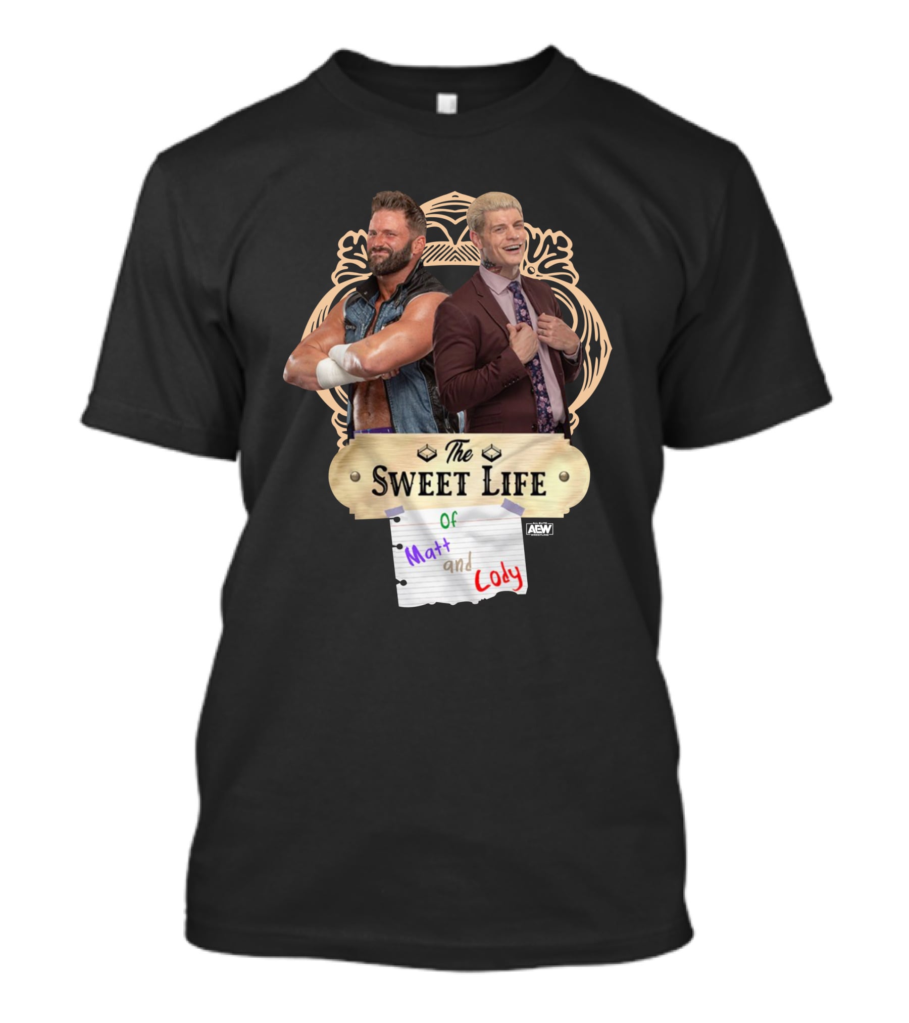 The Sweet Life Of Matt And Cody AEW Merch T-Shirt