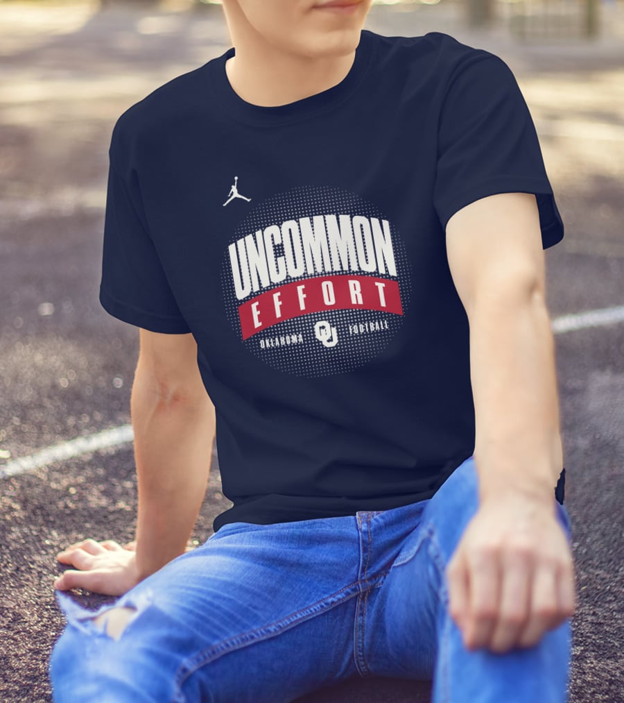 Uncommon Effort Oklahoma Football OU Jordan Brand T-Shirt